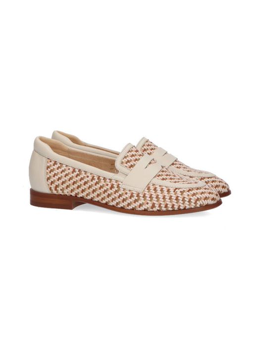 Mocassins met geweven look Softwaves