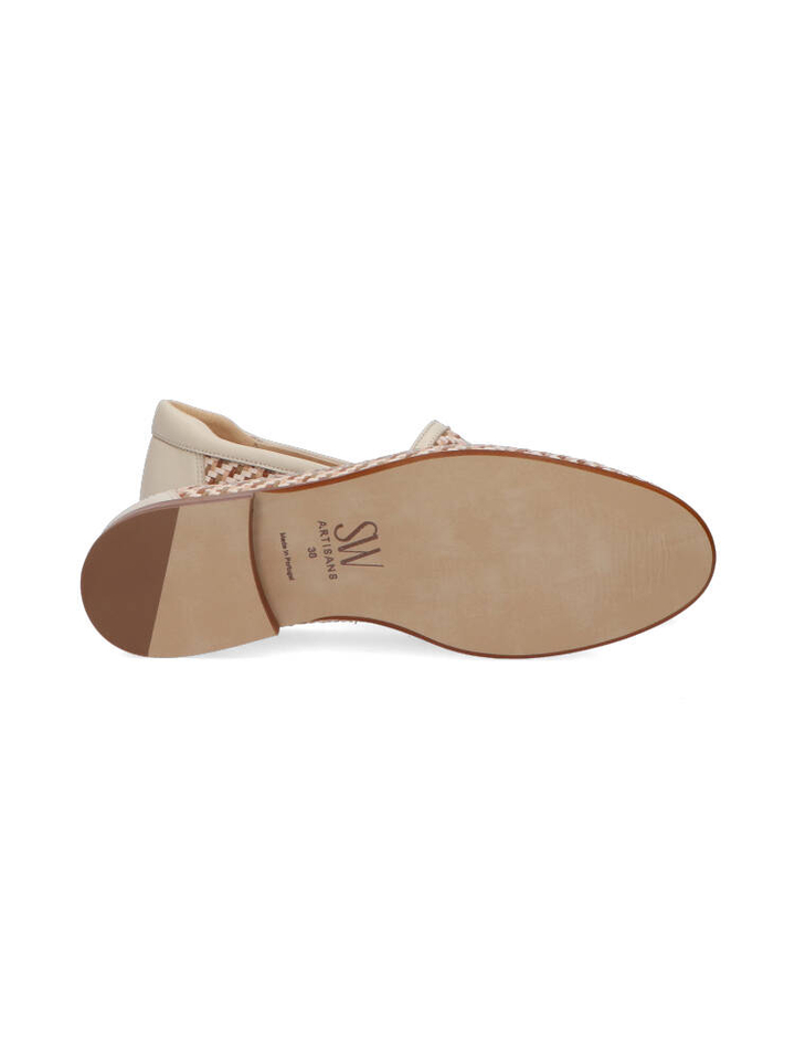 Moccasins met geweven look Softwaves