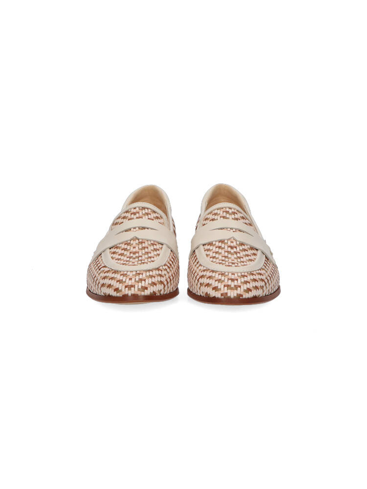 Moccasins met geweven look Softwaves