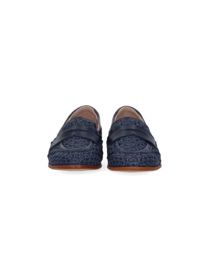 Donkerblauwe moccasins Softwaves 