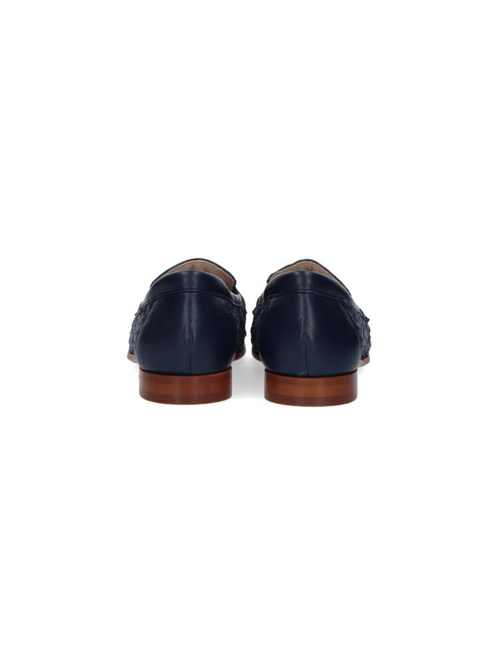 Donkerblauwe moccasins Softwaves 