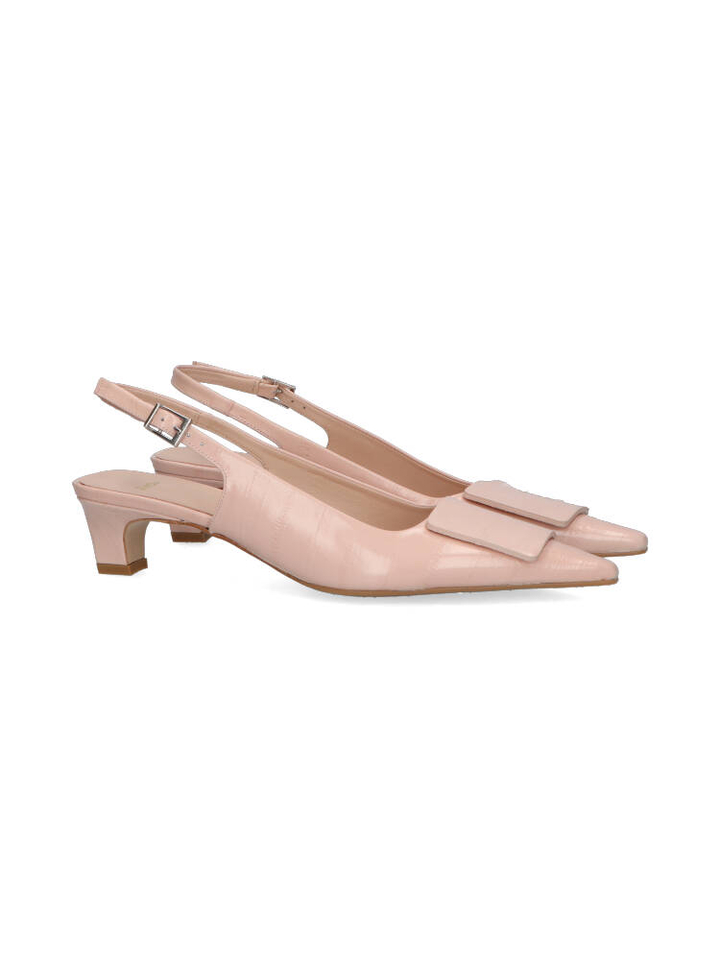 Anguila nude sandalen met hak Zinda 