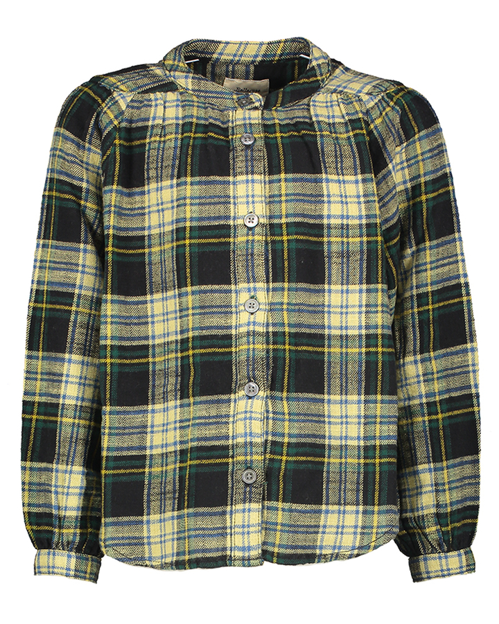 Geruiten blouse met knoopsluiting Belleroze