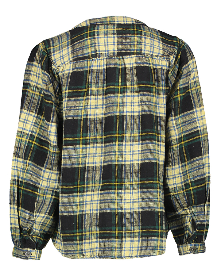 Geruiten blouse met knoopsluiting Belleroze