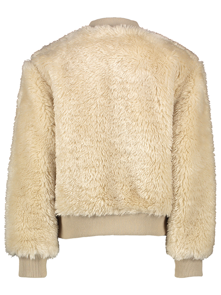 Beige jas in teddy Name It 