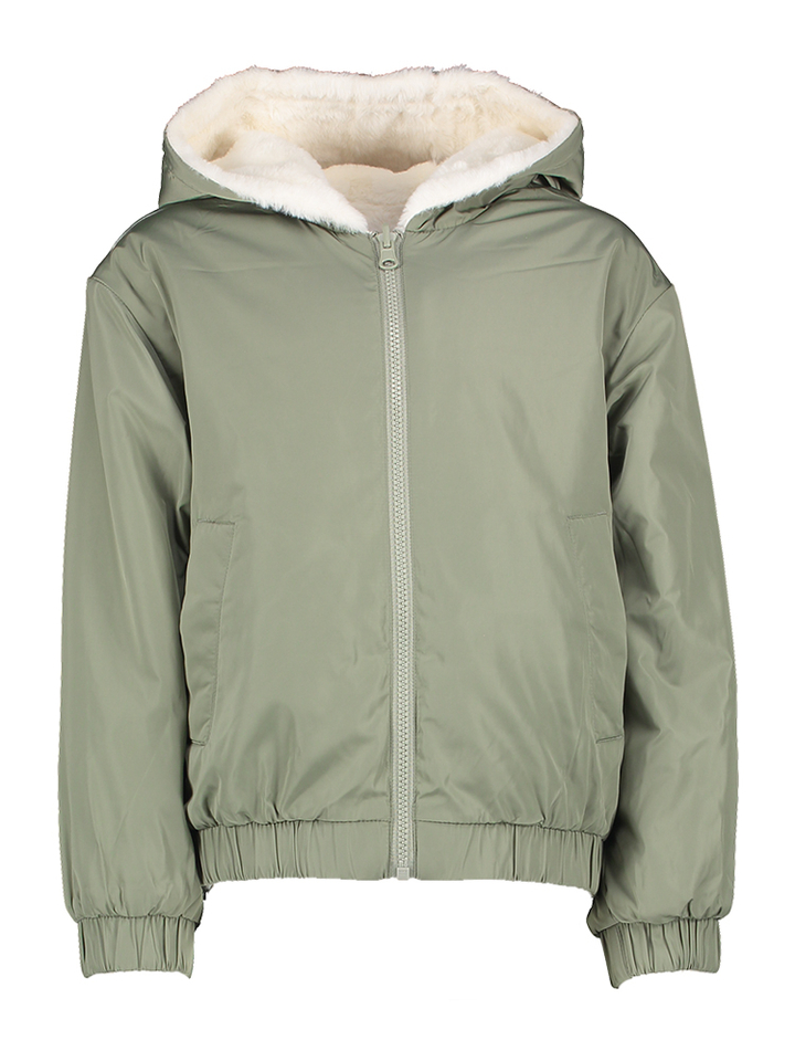 Omkeerbare jas met rits en kap Name It 