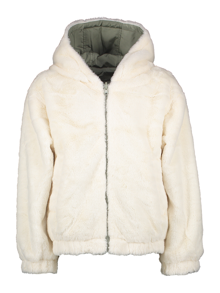 Omkeerbare jas met rits en kap Name It 