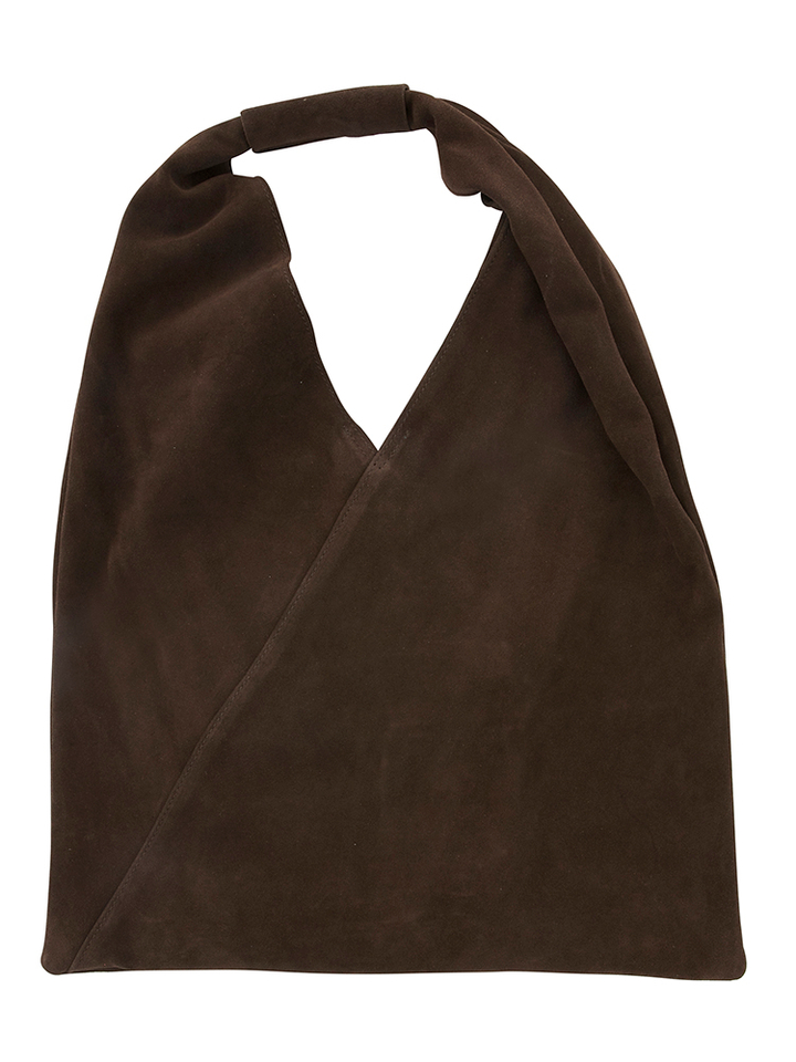 Chocoladebruine tas in suède Sac B.B Twist My Bag