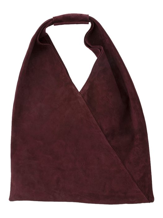 Daim bordeaux shopper Twist