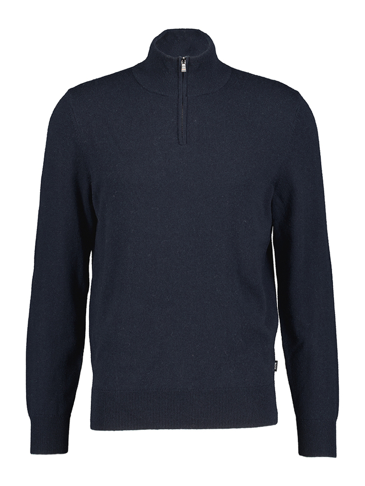 Blauwe trui met rits  Hugo Boss