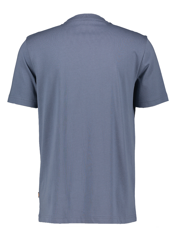 Blauwe katoenen t-shirt Hugo Boss 