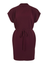 Bordeaux jurk met lint in de taille Vimerlano Vila