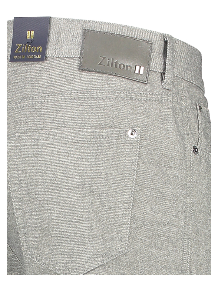 Grijze  broek regular fit Zilton 