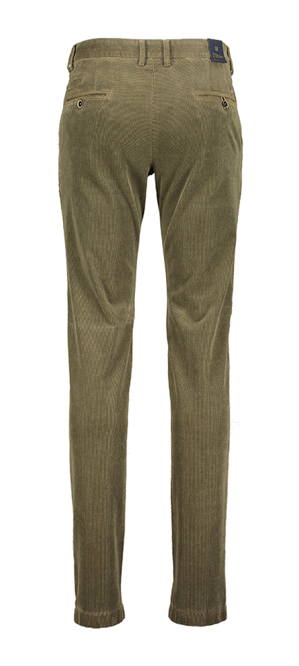 Bruine broek in ribfluweel Sidney Zilton 