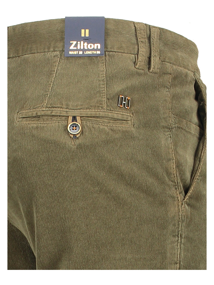 Bruine broek in ribfluweel Sidney Zilton 