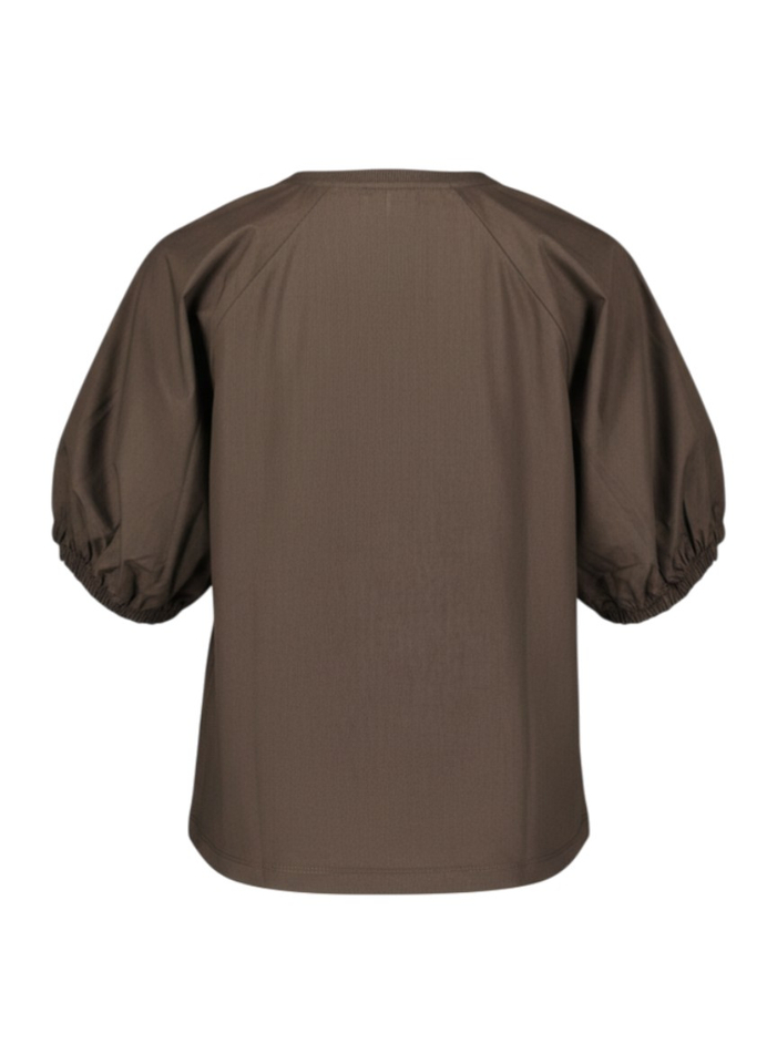 Bruine blouse Cellula MM by Max Mara