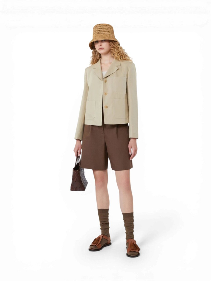 Bruine broek Piombo MM by Max Mara