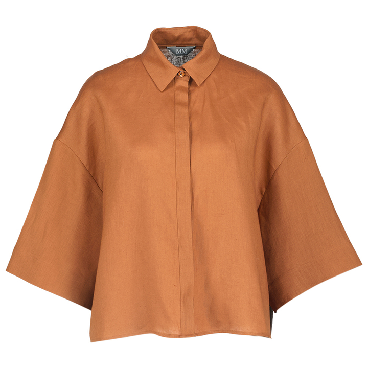 Roestkleurige blouse Rito MM
