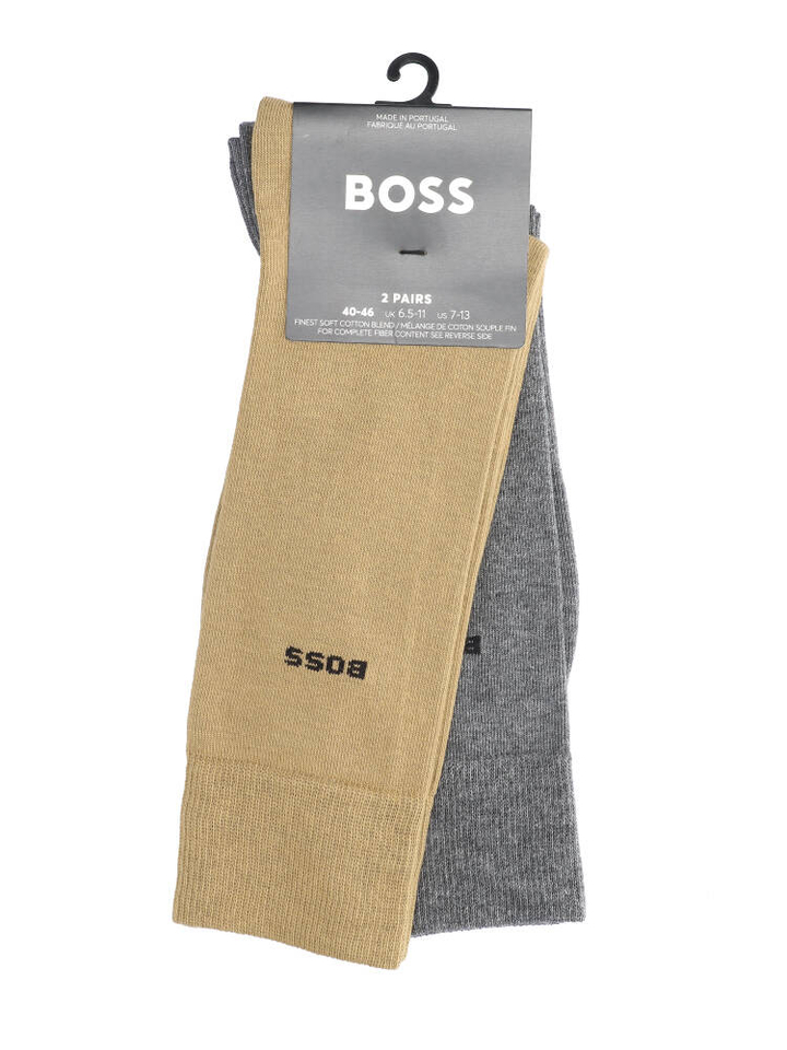 Beige duo pack sokken Hugo Boss