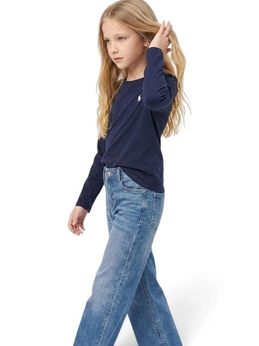 Newport navy t-shirt met lange mouwen Ralph Lauren