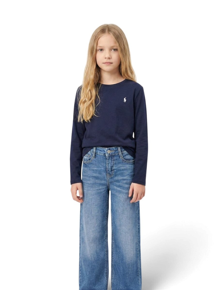 Newport navy t-shirt met lange mouwen Ralph Lauren