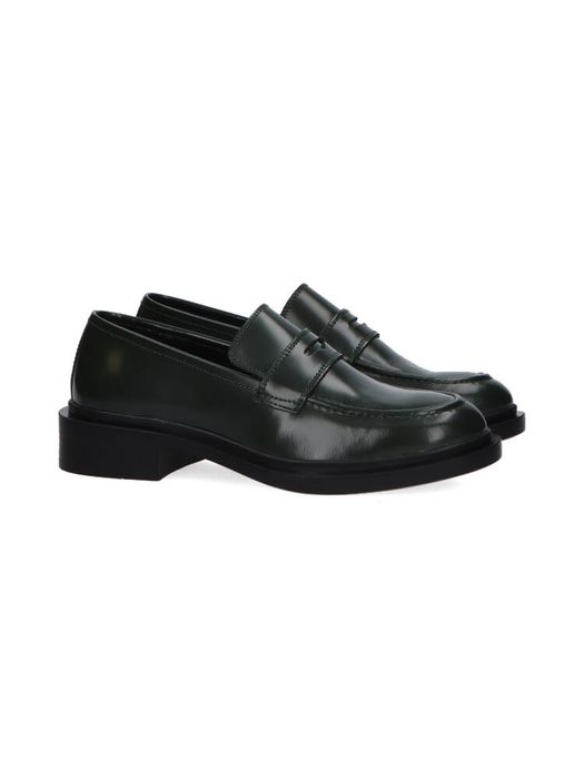 Donkergroene moccasins Cycleur De Luxe