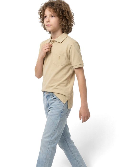Beige katoenen polo Ralph Lauren