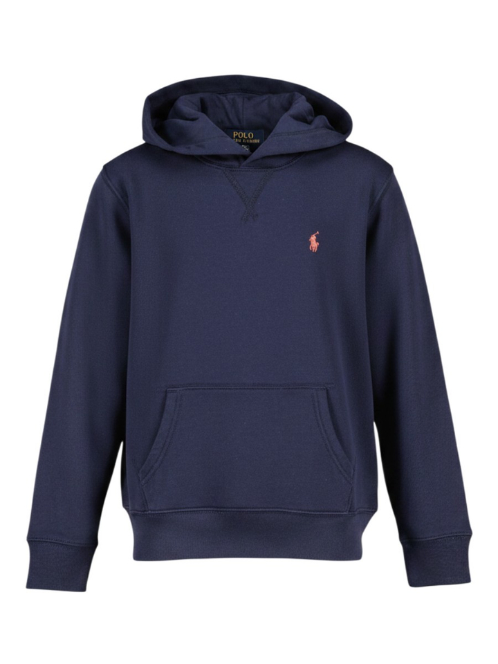 Donkerblauwe sweater met kap Ralph Lauren 