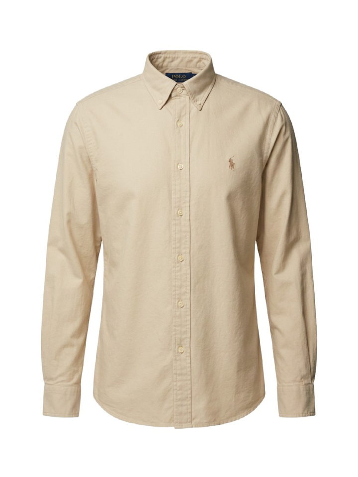 Beige katoenen hemd Ralph Lauren