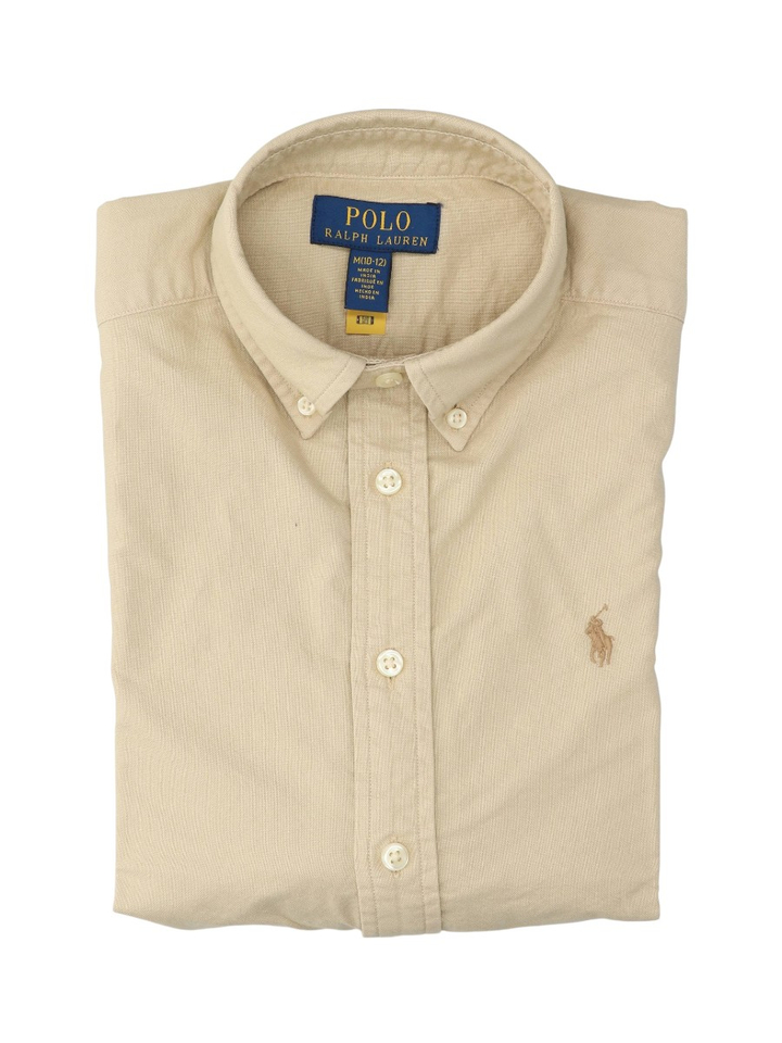 Beige katoenen hemd Ralph Lauren