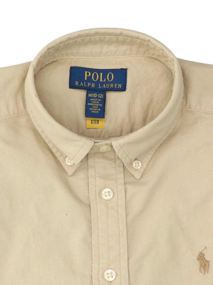 Beige katoenen hemd Ralph Lauren