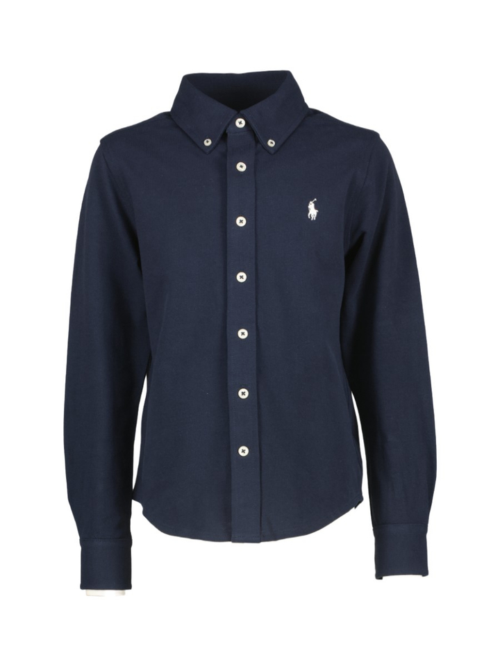Donkerblauwe hemd Ralph Lauren