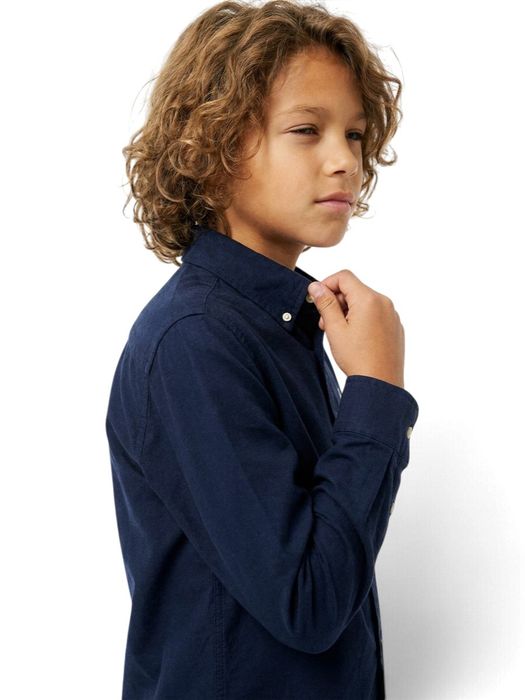 Donkerblauwe hemd Ralph Lauren
