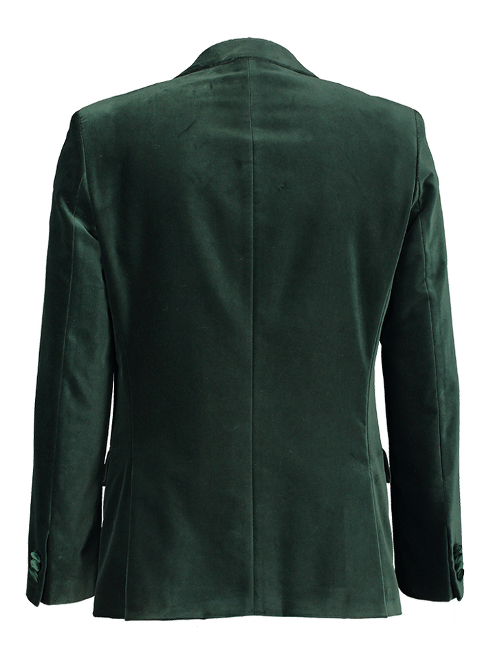 Groene blazer in fluweel Hugo Boss 