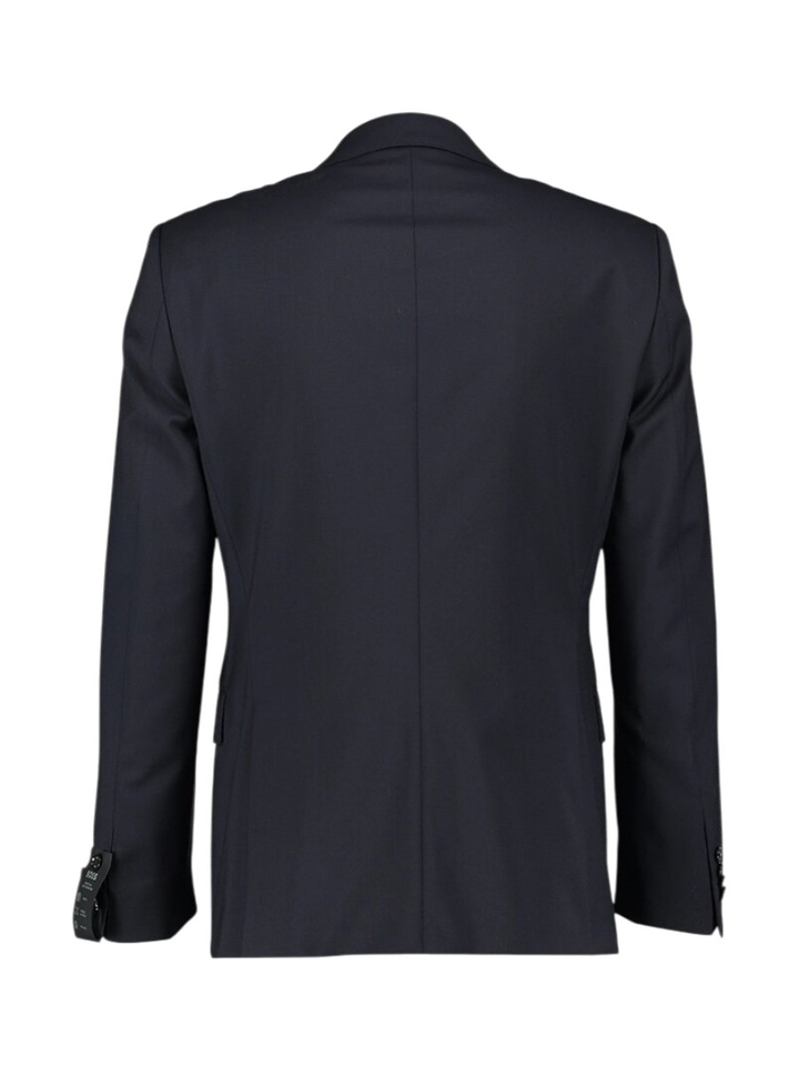 Donkerblauwe slim fit kostuum blazer Hugo Boss 