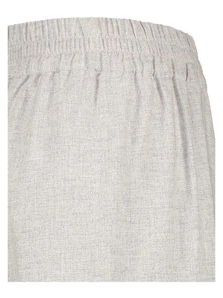 Grijze wijde broek met elastiek Everdeen Rabens Saloner