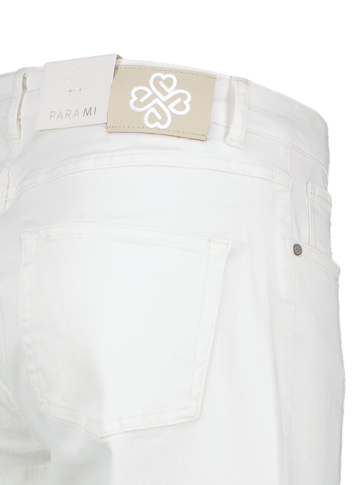 Witte jeansbroek Mira Color Para Mi