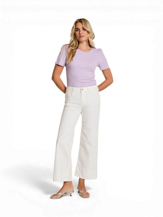 Witte jeansbroek Mira Color Para Mi