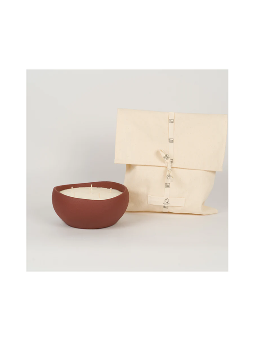 Doteki Indoor Candle Small - Burgundy Mon Dada