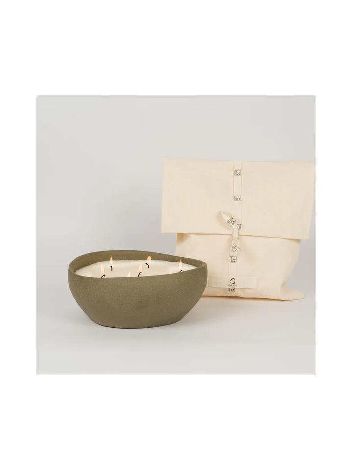 Doteki Indoor Candle Medium - Moss Mon Dada