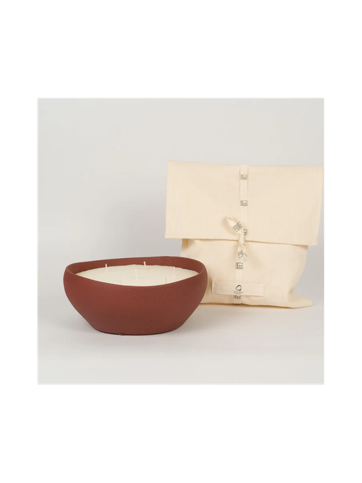 Doteki Indoor Candle Medium - Burgundy Mon Dada