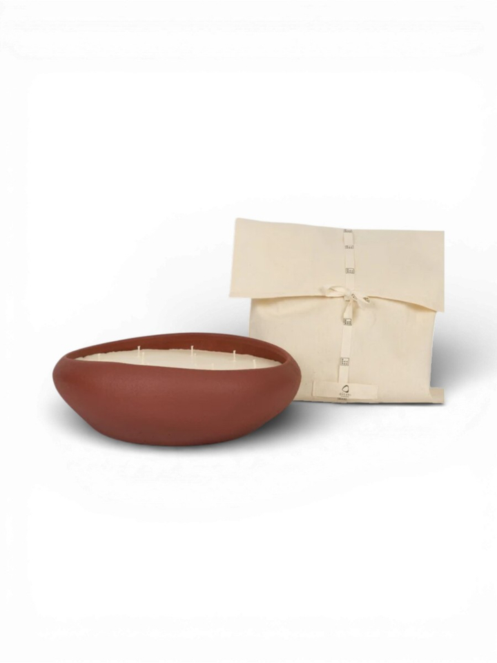 Doteki Indoor Candle Large - Burgundy Mon Dada