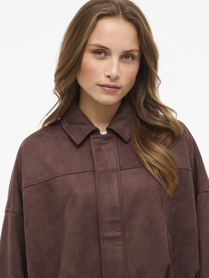 Brown sttone cropped jasje met rits Viviral Vila