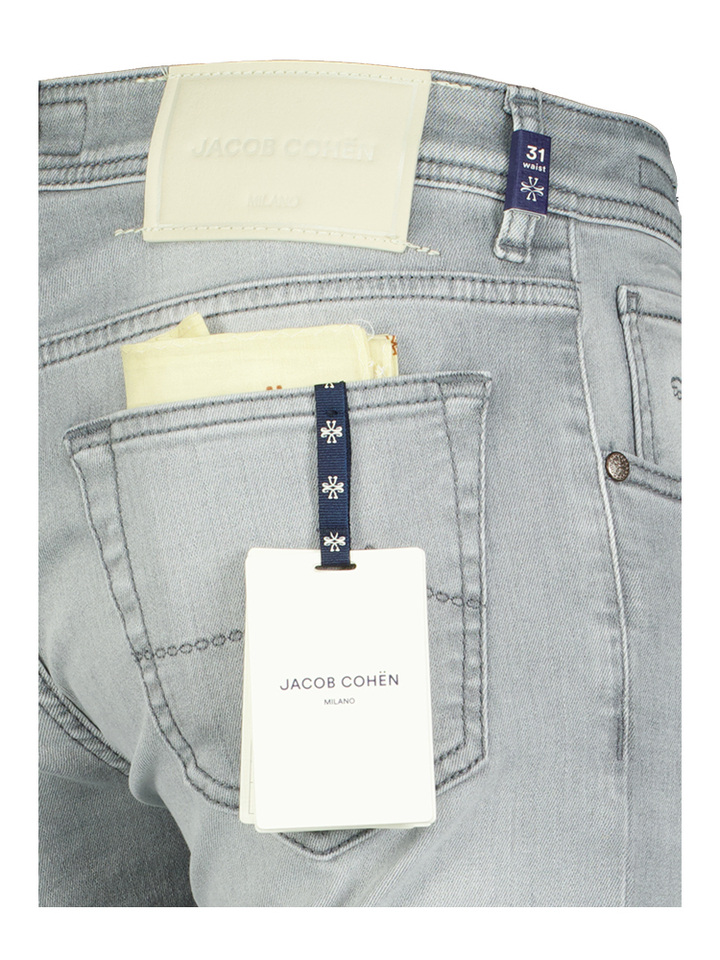 Lichtgrijze jeansbroek Jacob Cohen 