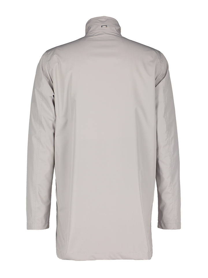 Grijze halflange jas Herno