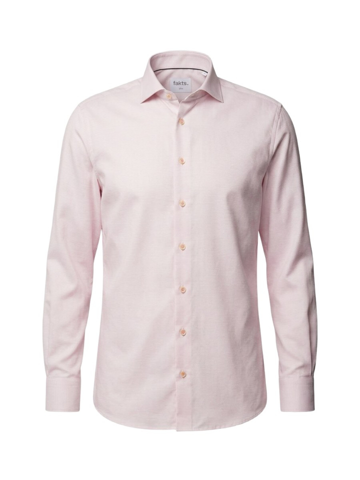Rose uni katoenen hemd (regular fit) met lange mouwen Fakts