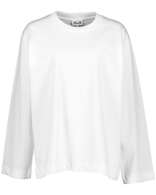 Witte t-shirt met logo Jeevona Baum Und Pferdgarten