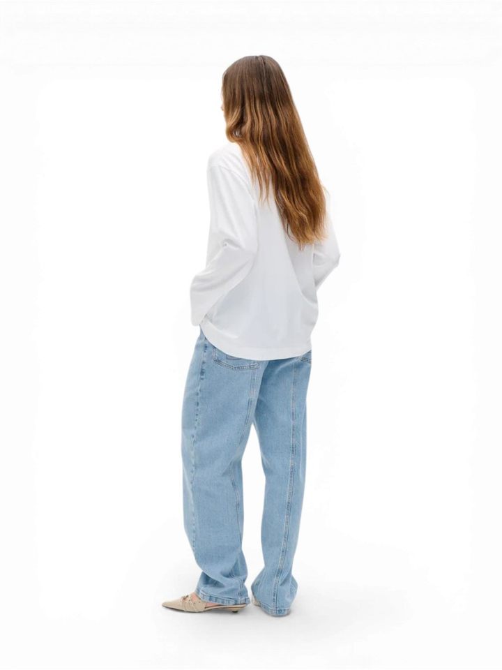 Witte  t-shirt met logo Jeevona Baum Und Pferdgarten