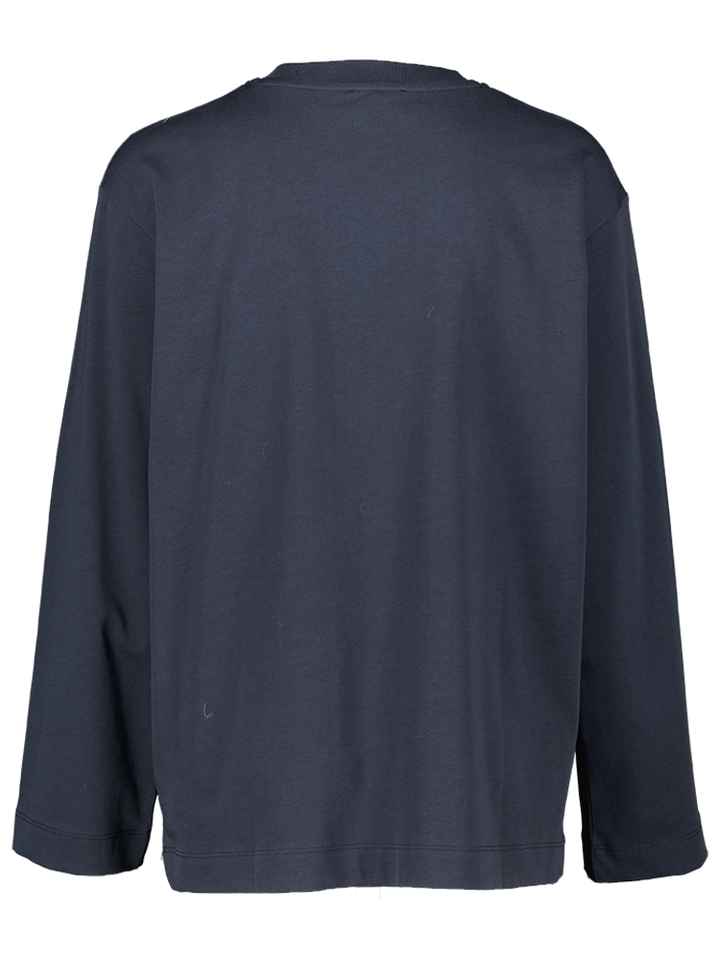 Blauwe  t-shirt met logo Jeevona Baum Und Pferdgarten