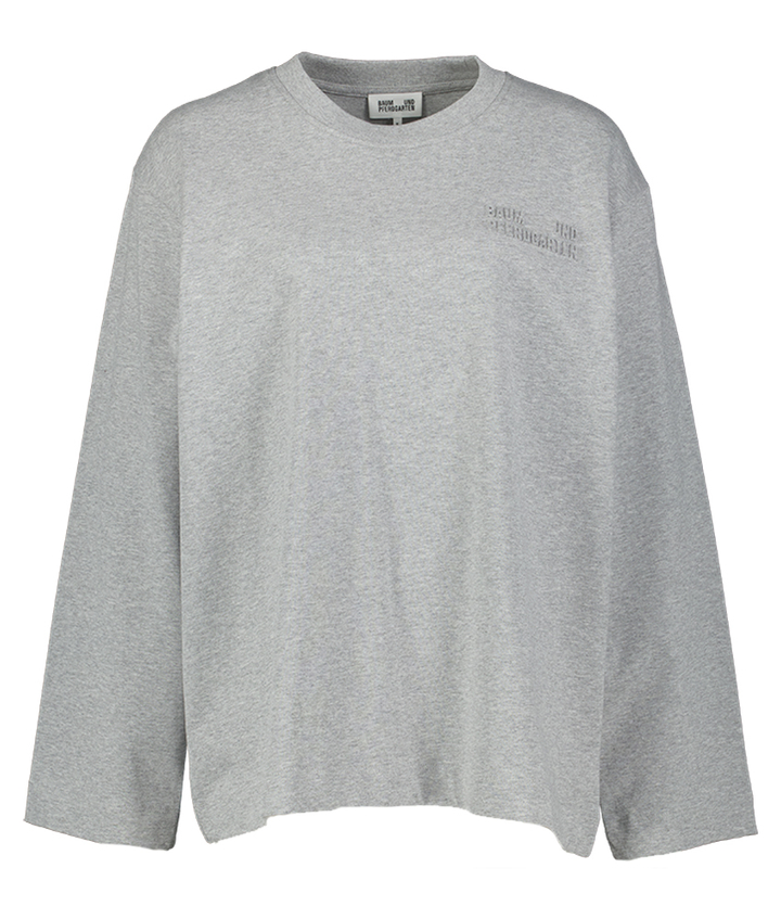 Grijze t-shirt met logo Jeevona Baum Und Pferdgarten